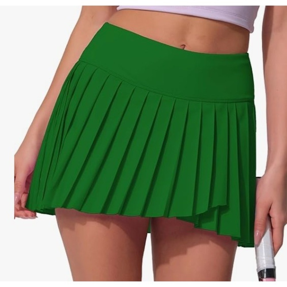 Augiris Green Pleated Athletic Golf Tennis Skort Womens Small NWT